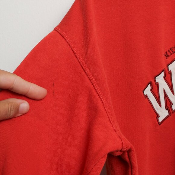 H&M Wisconsin Football Sweatshirt Womens Medium Burnt Orange - Picture 3 of 7